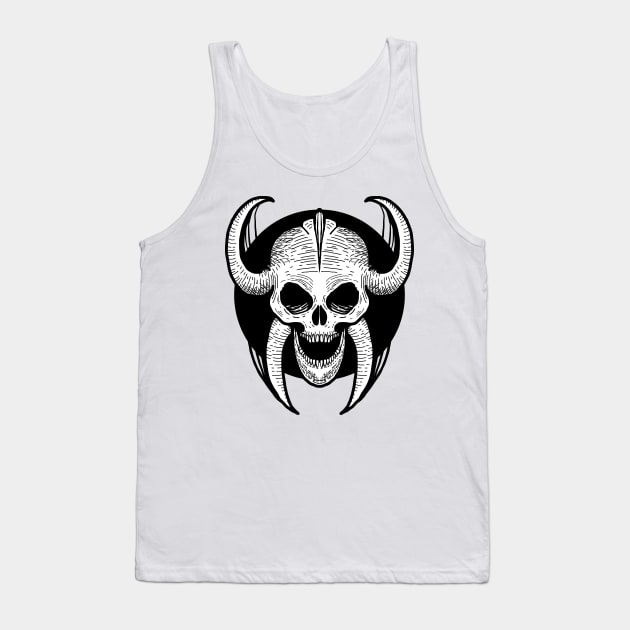 Skull Throne Tank Top by DeathAnarchy